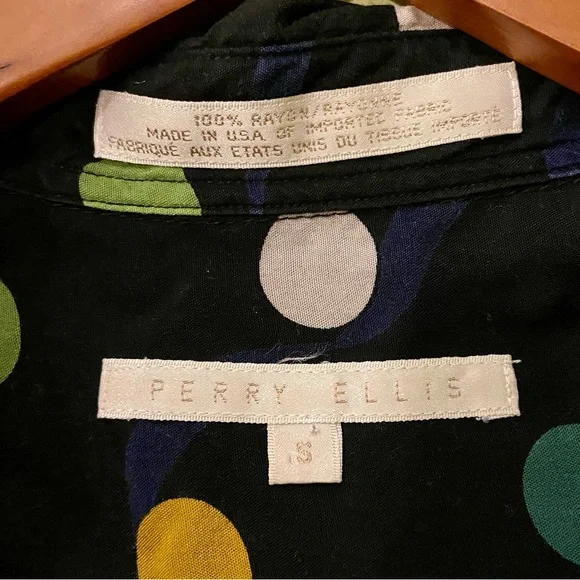 Vintage Perry Ellis party shirt - Picture 5 of 5